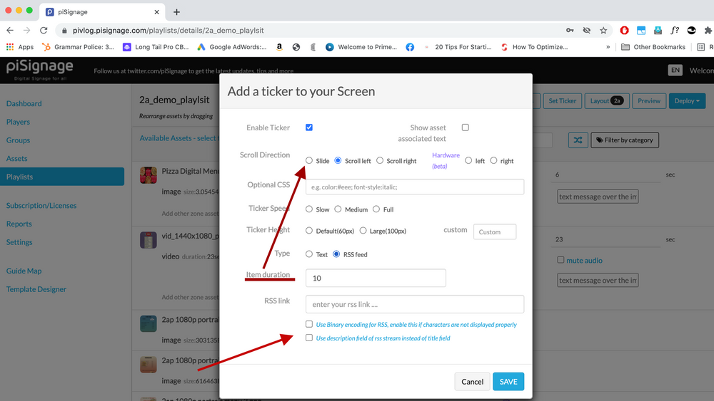 Add Professional Rolling Tickers to Any Display — Start Free with 2 Screens for Life