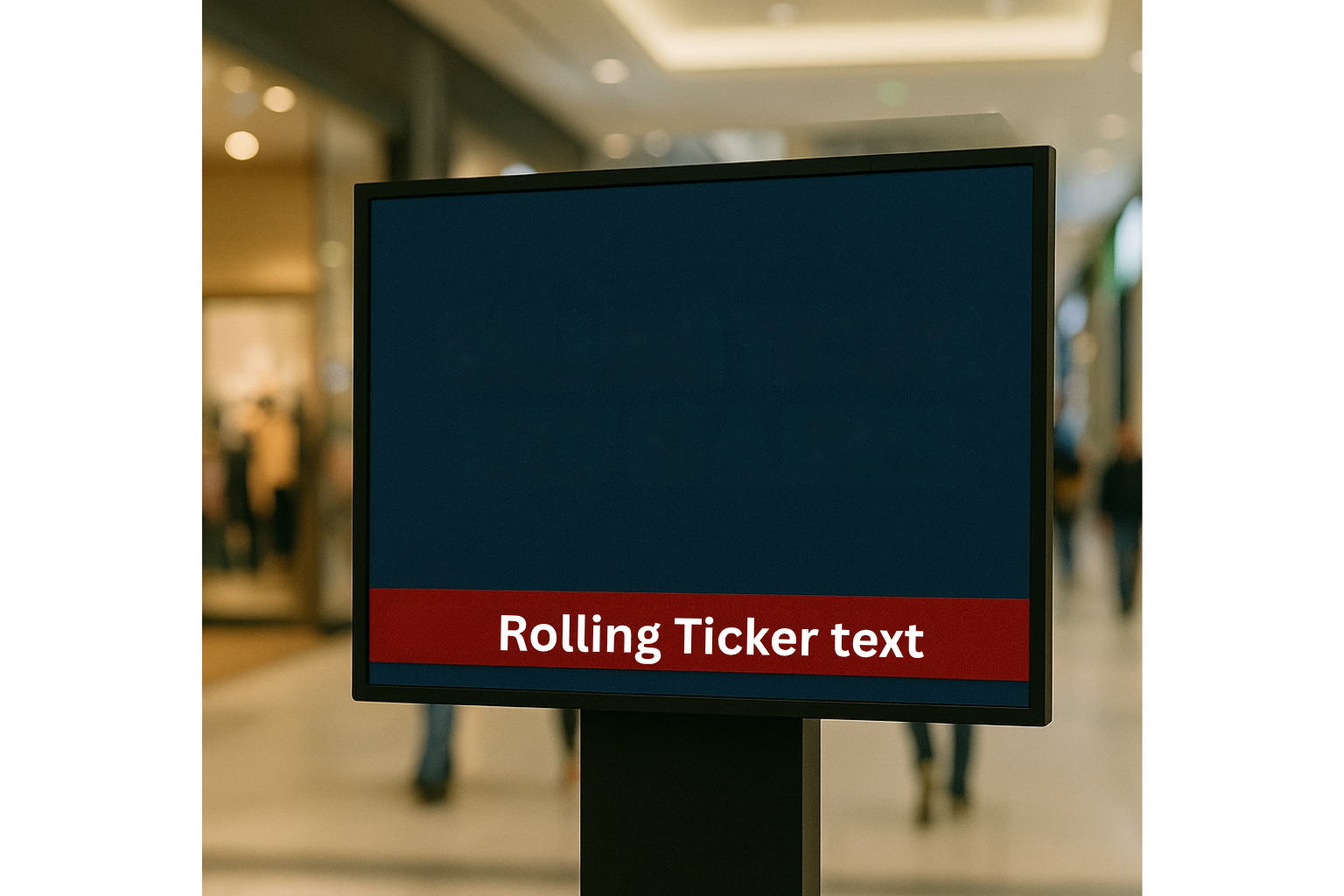 Add Professional Rolling Tickers to Any Display — Start Free with 2 Screens for Life