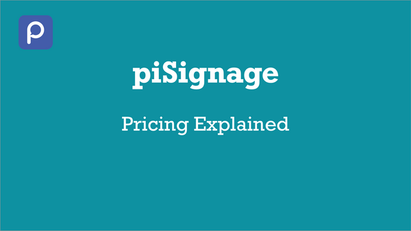 piSignage pricing explained