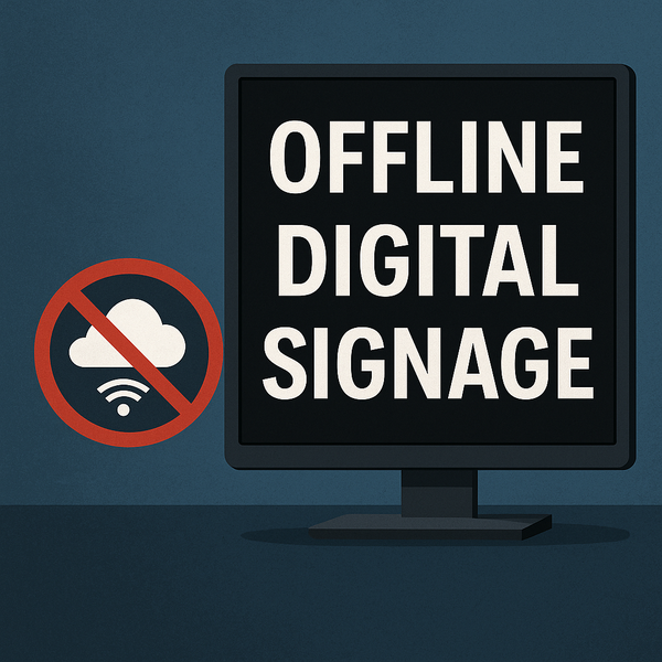 Offline Digital Signage: How to Keep Your Screens Running When the Internet Doesn’t (2025 Guide)